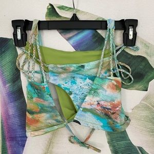 San Lorenzo Braided 3 Strap Bikini Set